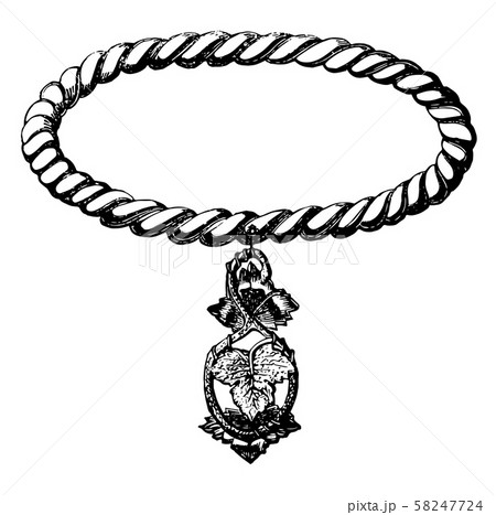 Bracelet is designed with a vine leaf pendant, Bracelet is designed with a vine leaf pendant, 58247724
