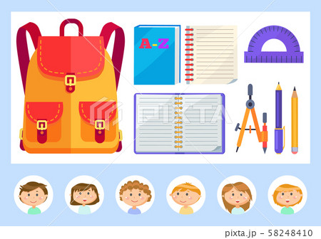Satchel and School Supplies for Students Lessons 58248410