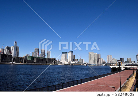 豊洲ぐるり公園 晴海大橋方面 豊洲ぐるり公園 晴海大橋方面 58249008
