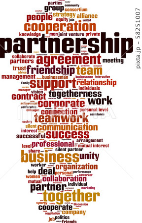 Partnership word cloud Partnership word cloud 58251007