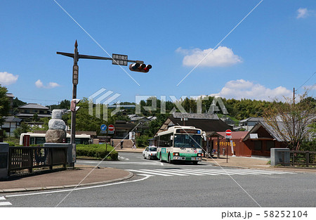 近鉄 飛鳥駅とバス 近鉄 飛鳥駅とバス 58252104