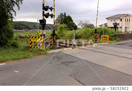 烏山線滝駅の最寄にある踏切(1) 烏山線滝駅の最寄にある踏切(1) 58252922