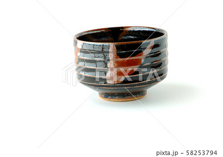 益子焼の抹茶茶碗 58253794