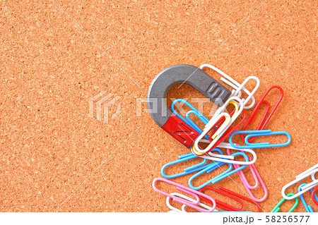 磁石とクリップ 磁石とクリップ 58256577