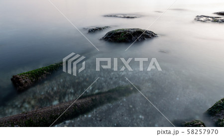 横浜の浜辺 58257970