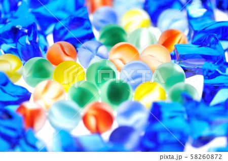 艶消しビー玉とロックキューブ 58260872