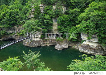 福島県 塔のへつり 58260969