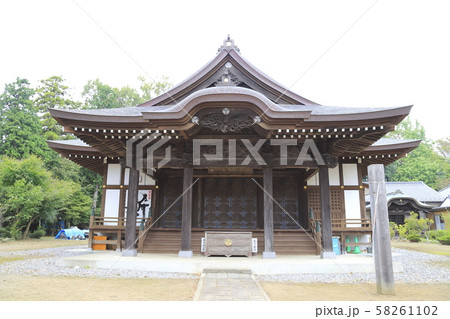 寿亀山天樹院弘経寺（ぐぎょうじ）　本堂　茨城県常総市　 58261102