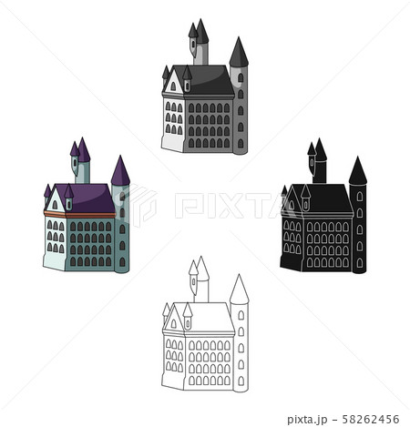 Building, single icon in cartoon,black style.Building, vector symbol stock illustration web. Building, single icon in cartoon,black style.Building, vector symbol stock illustration web. 58262456