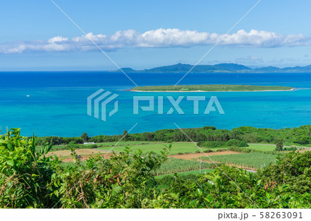 小浜島の風景(大岳) 58263091