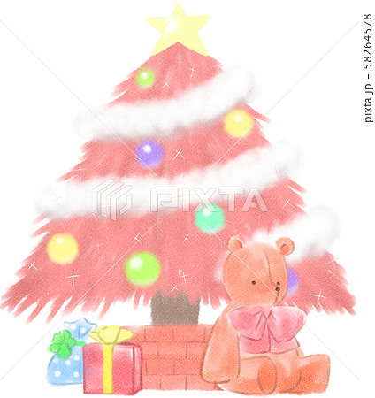 クリスマスツリー（プレゼントあり） 58264578
