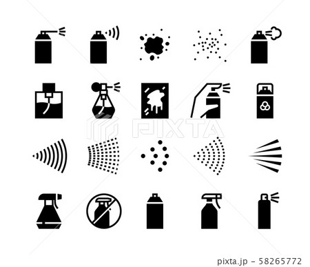 Cleaning line icons. Laundry wash and hygiene outline pictograms, window brush bucket with water and 58265772