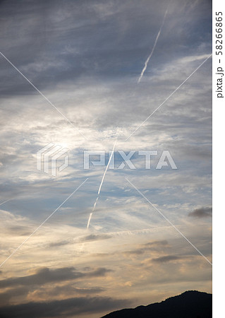 嵯峨野の夕景 58266865