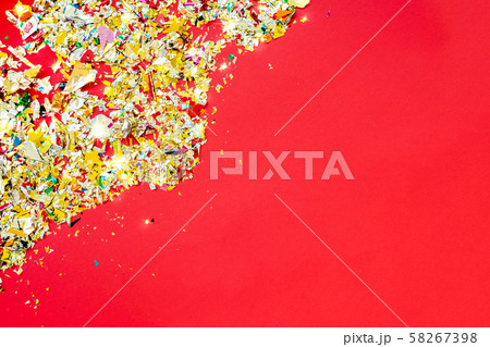 Red Christmas background , holiday concept. Place for text. Red Christmas background , holiday concept. Place for text. 58267398