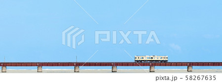 （パノラマ）由良川橋梁 58267635