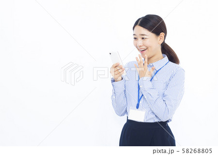 30代女性 オフィスカジュアルの写真素材 5605