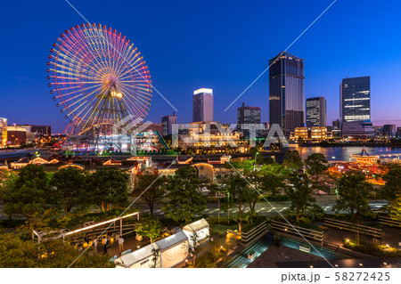 《神奈川県》横浜みなとみらい・デートスポット夜景 《神奈川県》横浜みなとみらい・デートスポット夜景 58272425