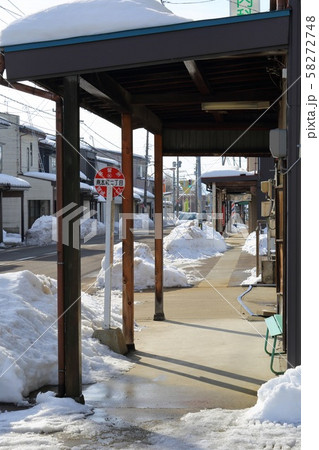 新潟 上越市高田 雁木のある風景 新潟 上越市高田 雁木のある風景 58272748