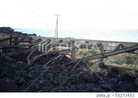 三宅島・阿古小中学校跡 三宅島・阿古小中学校跡 58273481