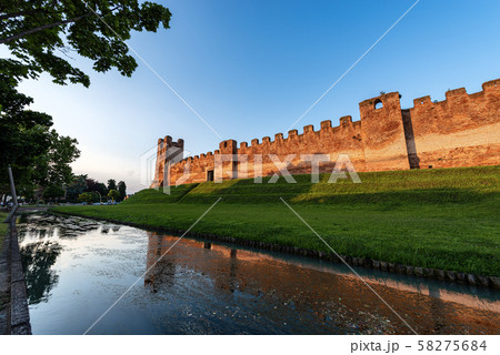 Ancient walls of Castelfranco Veneto - Treviso Veneto Italy 58275684