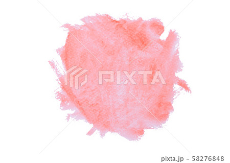 Red watercolor hand drawn texture with brush Red watercolor hand drawn texture with brush 58276848