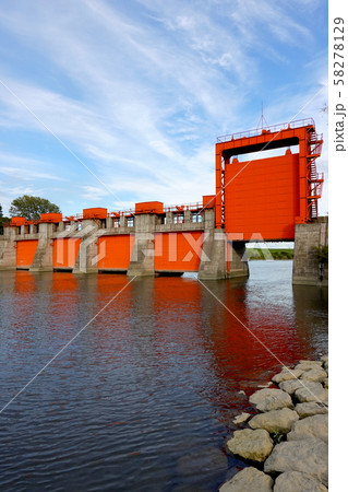 旧岩淵水門(赤水門) 荒川放水路 旧岩淵水門(赤水門) 荒川放水路 58278129