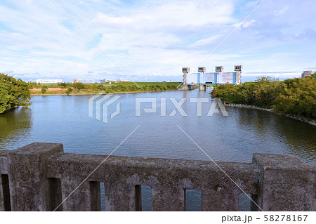 岩淵水門（青水門） 荒川放水路 58278167