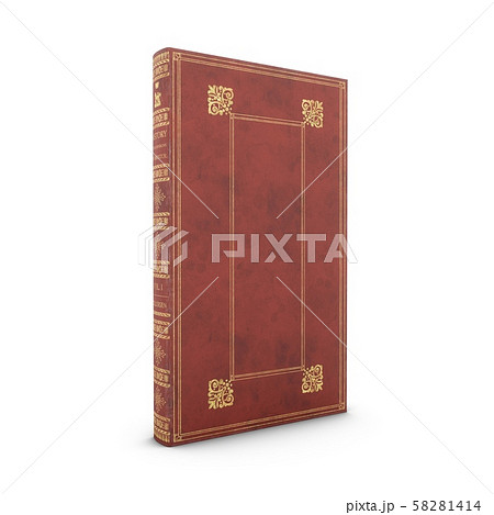 3D rendering Old Book isolated on white background 3D rendering Old Book isolated on white background 58281414