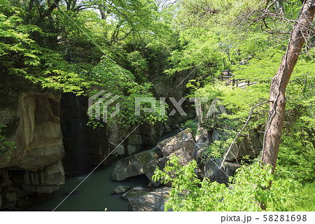 磊々峡　秋保　宮城県　仙台　東北地方 58281698