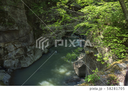 磊々峡　秋保　宮城県　仙台　東北地方 58281705