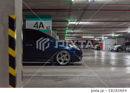 Parking Lot or Car Park building in urban areas Parking Lot or Car Park building in urban areas 58283664