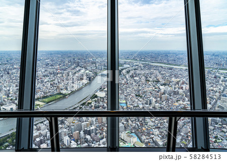 【東京都】東京スカイツリー 天望デッキ 展望台 【東京都】東京スカイツリー 天望デッキ 展望台 58284513