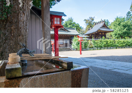 鷲宮神社 境内 手水場 久喜市鷲宮 鷲宮神社 境内 手水場 久喜市鷲宮 58285125