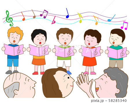 老人施設の楽しいレクレーション 老人施設の楽しいレクレーション 58285340