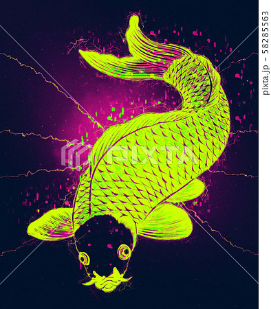 浮世絵 鯉 その2 サイバー 浮世絵 鯉 その2 サイバー 58285563