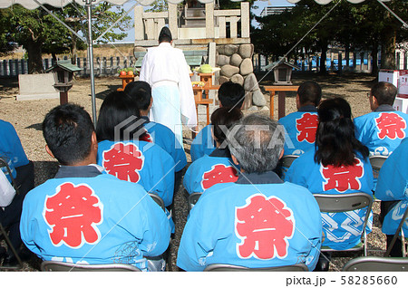 神明社のお祭り 58285660