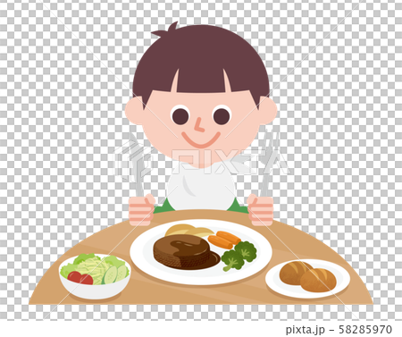 漢堡 漢堡牛排 用餐 58285970