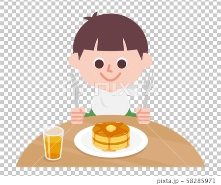 pancake, snack, child - Stock Illustration [58285971] - PIXTA