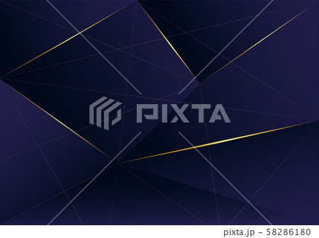 Abstract polygonal pattern luxury golden line Abstract polygonal pattern luxury golden line 58286180