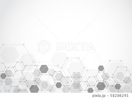 Molecular structure abstract tech background. Molecular structure abstract tech background. 58286291