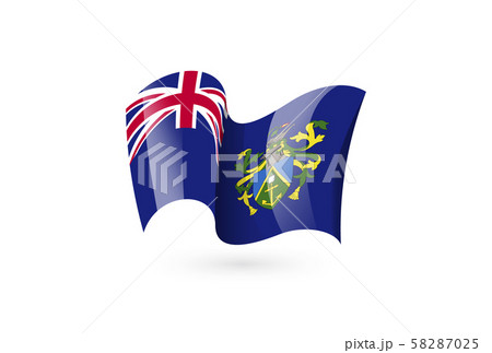 waving flag vector icon, national symbol, 58287025