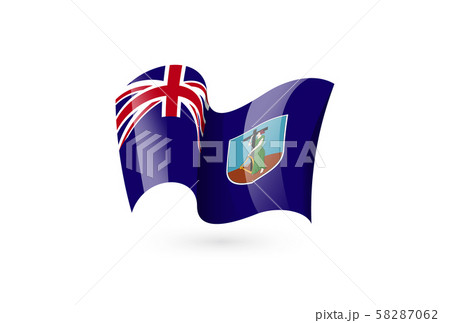 waving flag vector icon, national symbol, 58287062