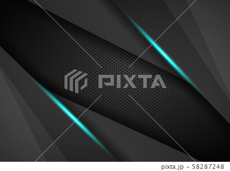 Dark abstract background with overlap layers. 58287248