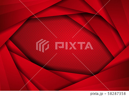 Red Modern Technology Design Background with dots 58287358