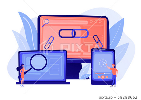 Link building concept vector illustration Link building concept vector illustration 58288662
