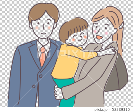 共働き　育児 58289310