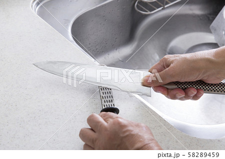 包丁研ぎ 包丁研ぎ 58289459