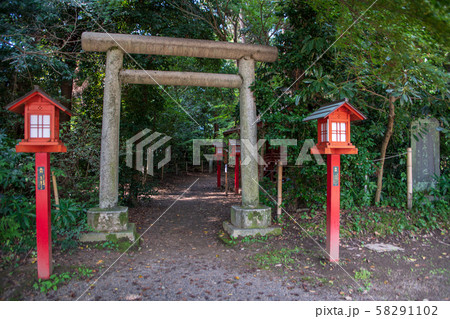 鷲宮神社　境内　久喜市鷲宮 58291102