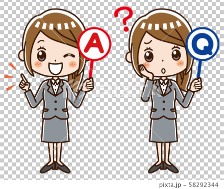 Business woman Q & A 58292344