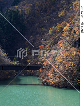 湖と紅葉 湖と紅葉 58293046